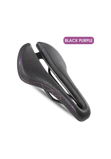 Skycıty Hava Akışlı Bisiklet Sele - Su Geçirmez Yumuşak Bisiklet Koltuğu Ve Aksesuarları Mor