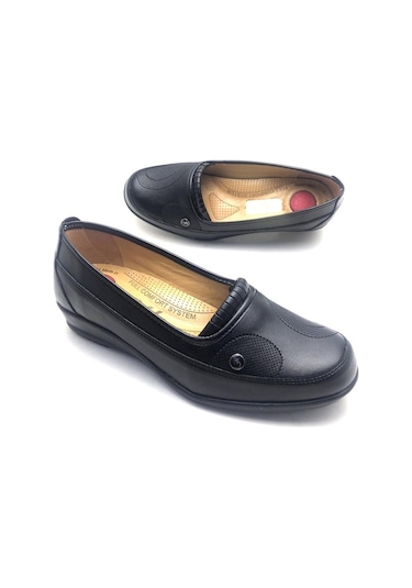 Derilax Ortopedik Hafif Bayan Anne Ayakkabısı Siyah