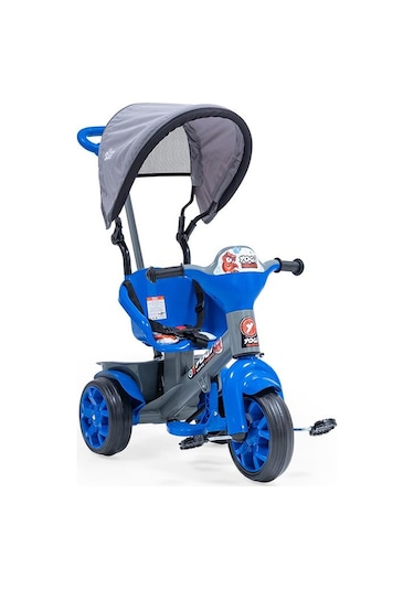 Baby2go 2285 Yogi Tenteli Bisiklet Üç Teker Bisiklet Ebeyn Ko Kırmızı