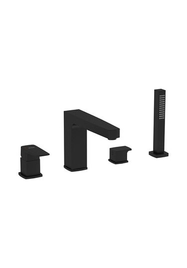 Artema Root Square A4275736 Küvet Bataryası 4 Delikli Mat Siyah