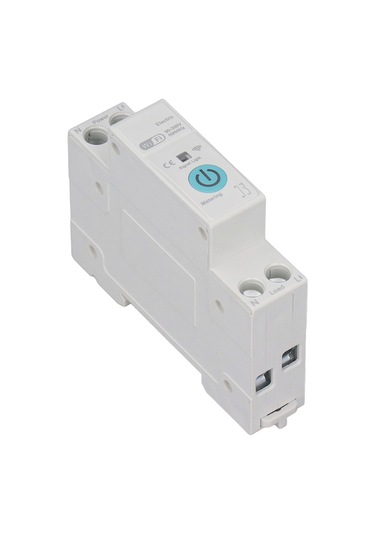 Yaozixa Ev İçin Wifi Akıllı Devre Kesici, 63a 90-300v, Enerji Tüketim Takibi, Uygulama Ve Ses Kontrolü, Zamanlanmış Açma/kapama, Dın Ray Montajı