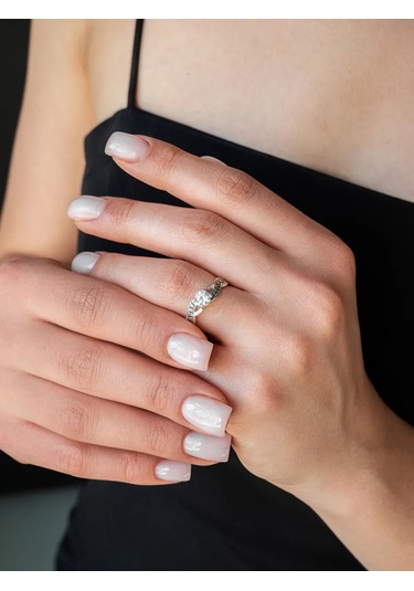 Voznesenskij Uvelirnyj Zavod 925 Ayar Gümüş "kurtar Ve Koru" Yüzük 192231989 Gri