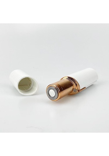 Moveevo Kadınlar İçin Şarj Edilebilir Tıraş Makinesi, Elektrikli Tıraş Makinesi, Beyaz Şarj Edilebilir + Bir Tıraş Başlığı