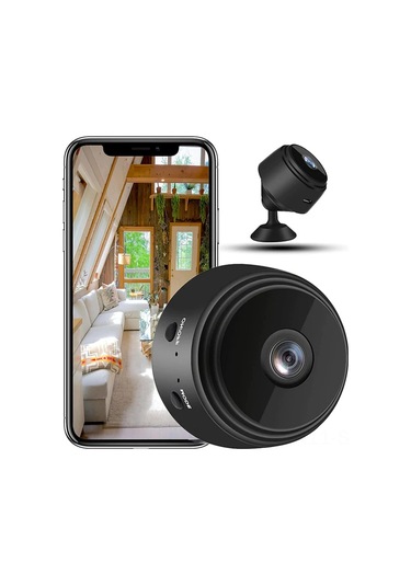 Maiyame Küçük Boyutlu 1080p Güvenlik Kamerası - Wifi İzleme, Geniş Açı, 2 Yönlü Ses, Şarj Edilebilir