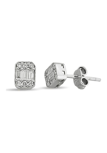 Pirnus Diamond Baget Küpe 14 Ayar Altın Gramı : 1.43