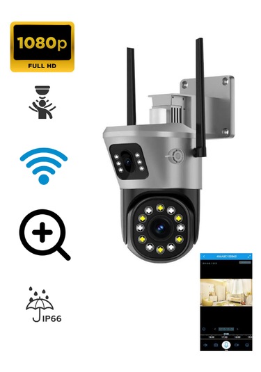 Atasoft 4 Mp Hd Ip Kamera Wifi Özellikli Hareket Takipli Gece Se