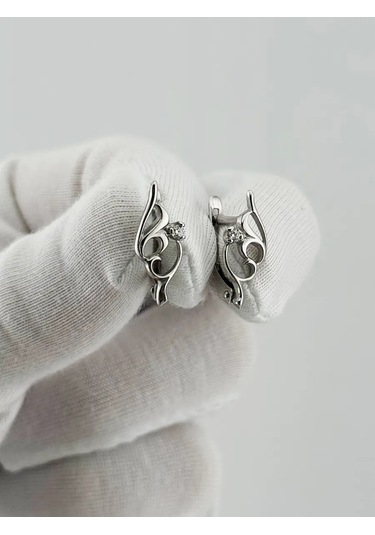 Serebranyj Dom 925 Gümüş Taşlı Küpeler 12392790 Diğer