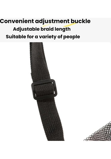 Sones Aotu At6945 Taşınabilir Büyük Kapasiteli Plaj Çantası File İskelet Kamp Çantası Siyah Siyah