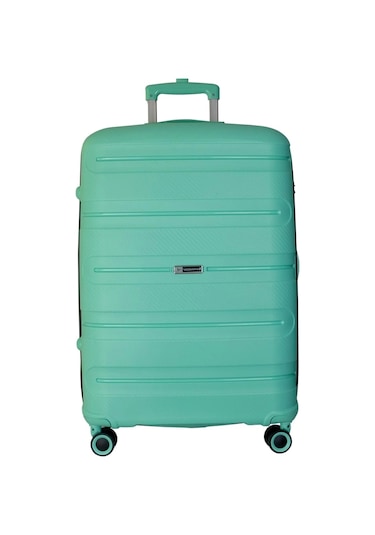 Vegmann Polipropilen Pp Atlas Su Yeşili Orta Boy Valiz Su Yeşili