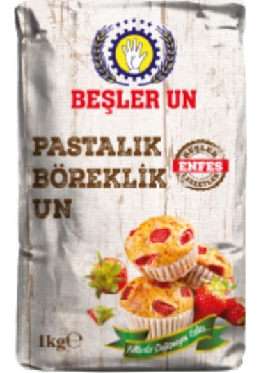 Beşler Pastalık Böreklik Buğday Unu 1 KG