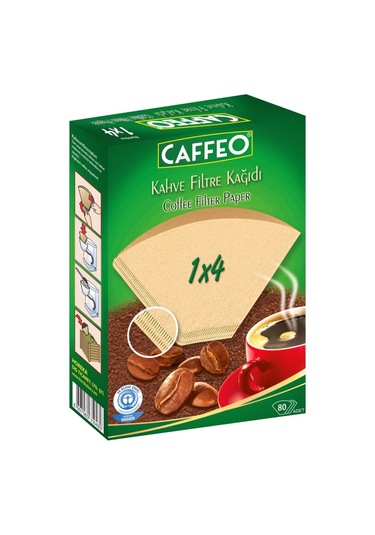 Caffeo 1 x 4 Kahve Filtre Kağıdı 3 x 80'li