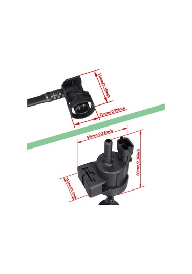 55573017 Emisyon Buharı Teneke Kutu Temizleme Solenoid Valf Chevy Chevrolet Cruze Sonic Trax