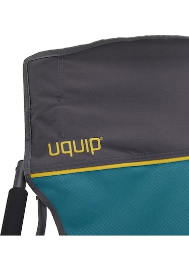 Uquip Sandy Yüksek Konforlu & Takviyeli Katlanır Plaj ve Kamp Sandalyesi Petrol-Std Petrol - Siyah