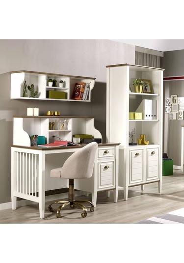 Meltem Kids Joy Genç Odası Duvar Modülü Beyaz