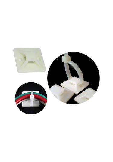 Yapışkanlı Kroşe 19 X 19 Mm (100 Adet) -Ücretsiz Kargo
