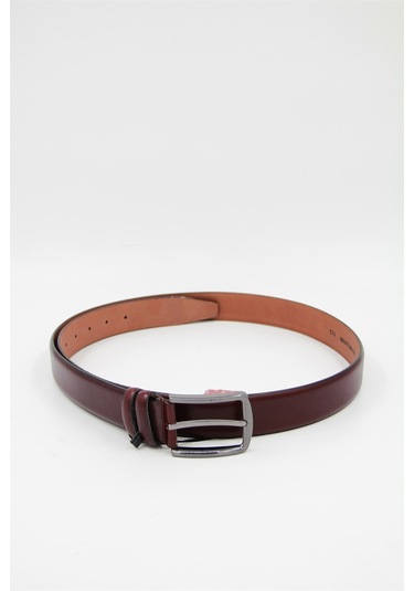 Granit 09 Erkek Kemer - Bordo - Bordo