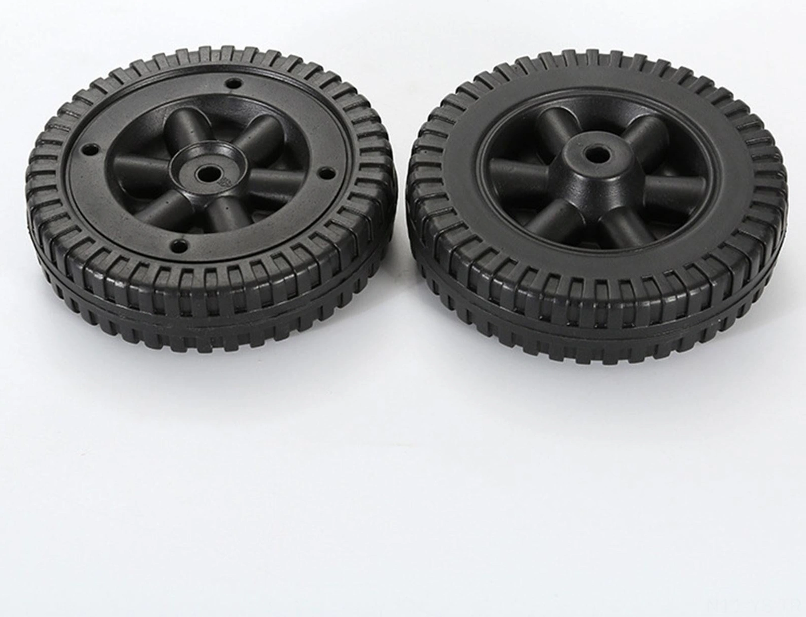 Yunboo 15cm/6" Pp Materyal Lüx Izgara Tekerlekleri, 4 Delikli Hafif Blower Tekerlek Seti 2 Adet , Eksen Yok Çok Renkli