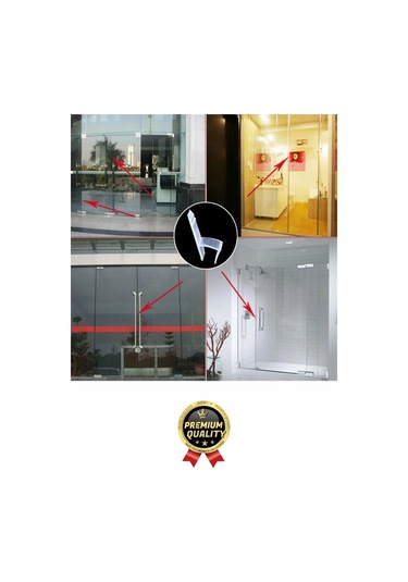 Çok Amaçlı Su Soğuk Geçirmez Kapı Pencere Cam Duşakabin Yalıtım Silikon Kenar Koruyucu 1.2 Cm X 1 Mt Diğer