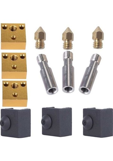 Dancemonkey 3d Yazıcı Aksesuarları - Heatbreak Boğaz + Silikon Çorap + Isıtıcı Blok