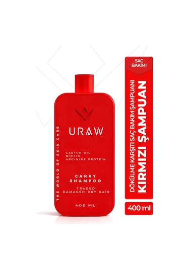 Uraw Carry Yoğun Saç Dökülmesine Karşı Bakım Şampuanı 400 ML