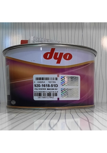 Dyo 1618 Polyester Gv Macun2,7Kg Galveniz