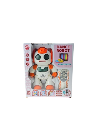 Uzaktan Kumandalı Oyuncak Robotdisk Atan Işıklı Sesli 30 Cm