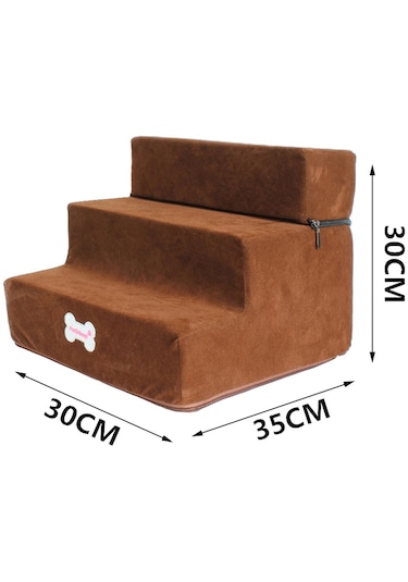 Homyl Köpek Merdiven Merdiveni Evcil Hayvan Rampası 3 Adım