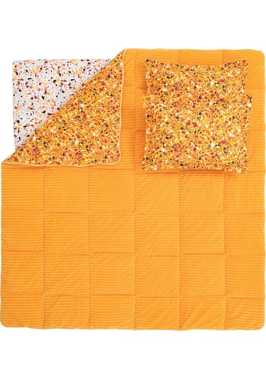 Yataş Bedding Terazzo Çift Kişilik Triola Set - Sarı