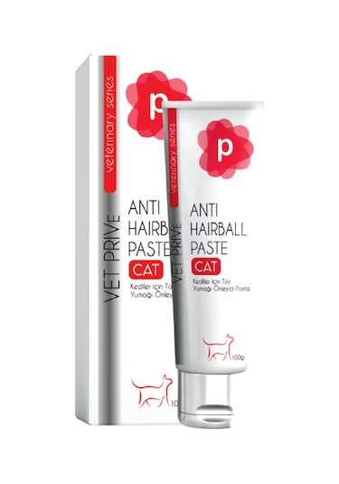 Vet Prive Antihairball Malt Soft Paste Kediler İçin Tüy Yumağı Önleyici Pasta 100 G