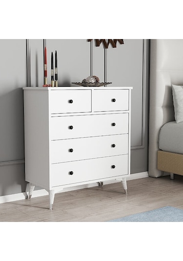 Moxen Mobilya S11 Beyaz Şifonyer