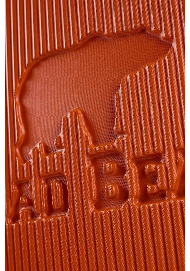 Bad Bear Logo Suitcase 23.01.80.003t Turuncu Kabin Boy Valiz 40lt Turuncu
