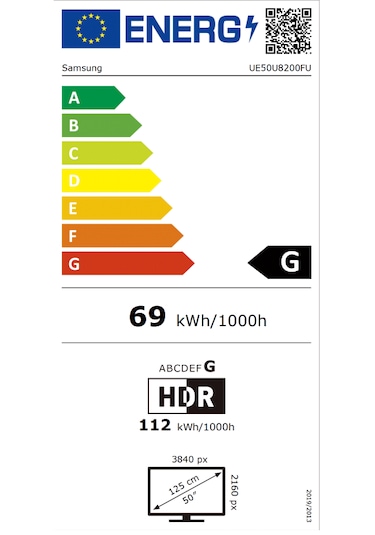 Samsung Crystal 55U8200F 4K Ultra HD 55'' LED TV