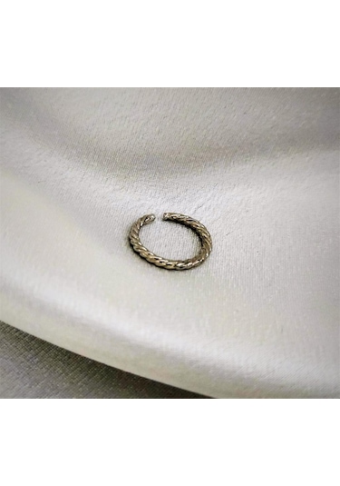 GÜMÜŞ KAPLAMA KARARMAZ ALTTAN AYARLI EKLEM YÜZÜK-YÜZÜK13 Gümüş