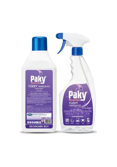 Paky Konsantre Yüzey Temizleyici Seti 1800 + 750 ML