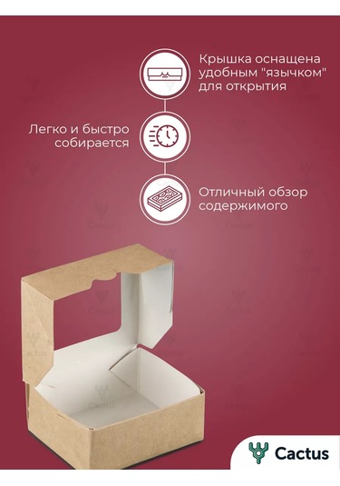 Cactus Karton Dolgulu Kendi Kendine Monte Edilen Hediye Kutusu 209739737