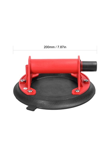Moveevo 200mm Çaplı Vakum Sünger, Cam/seramik/mermer İçin, 100kg Yük Taşıma Kapasitesi, Basma İşlemi, Hava Salma Düğmesi, Karton Paket