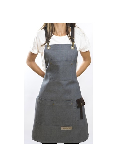 Barista Şef Mixologist Monapron Mantegna Önlük (404143411)