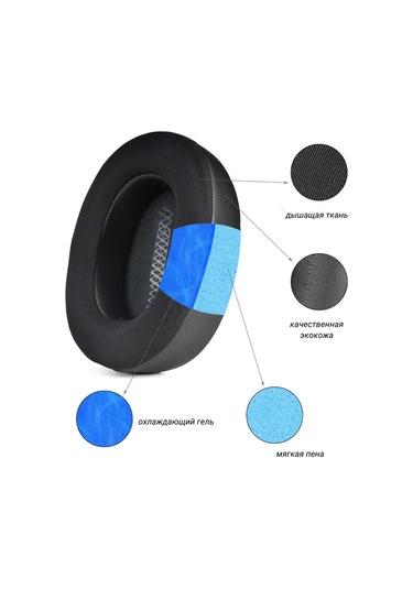 Maestro Store Jbl Live 500bt Kulaklık İçin Soğutucu Jel Kulak Yastıkları 280982363 Siyah Mat