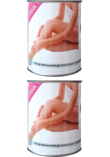 Asia Profesyonel Pudralı Kavanoz Sir Ağda Pembe 2 x 800 ML