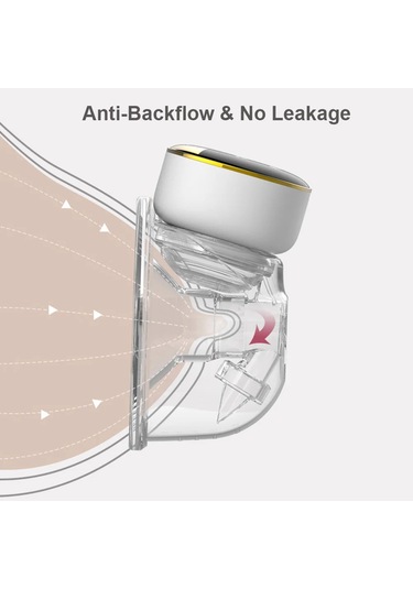 Taşınabilir Elektrikli Göğüs Pompası Sessiz Giyilebilir Hands-free Yenidoğan 10pcs Milk Bag