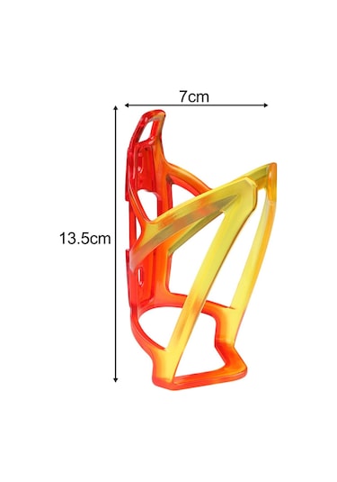 Suntek Bisiklet Su Şişesi Tutucu Ultralight Su İçecek Tutucu Kırmızı - Sarı