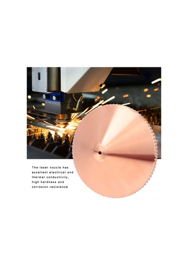 Yunboo M11 Dişli Bakır Lazer Ucu 1.5mm - Co2 Ve Fiber Lazer Kesim Makineleri İçin - Hızlı Kesim Ve Uzun Ömürlü