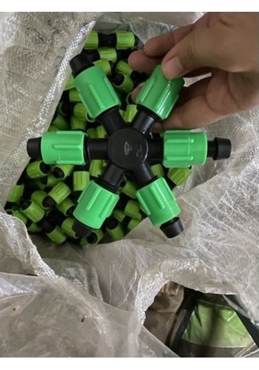 Trendooze 6 Yollu Dişli Damlama Hortumu Konektörü 7127 - Unik Dişli Bağlantı Seti Diğer