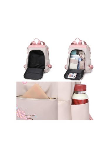 Su Geçirmez Oxford Kadın Sırt Çantası Moda Hırsızlığa Karşı Kadın Sırt Çantaları Çiçek Baskılı Kız Okul Çantası 2023 Yaz Büyük Sırt Çantası Black Siyah Su Geçirmez Oxford Kadın Sırt Çantası Moda Hırsızlığa Karşı Kadın Sırt Çantaları Çiçek Baskılı Kız Okul Çantası 2023 Yaz Büyük Sırt Çantası Black Siyah