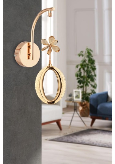 İstanbul Avize Zeus Aplik Gold 3 Renk Ledli Modern Led Aplik Altın