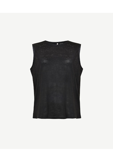 Yargıcı Kolsuz Bisiklet Yaka Tshirt 25ykts9043p 001 Siyah
