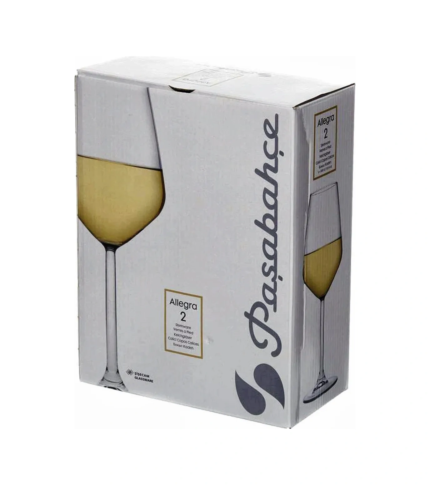 Pasabahce 2 Adet 350 Ml Şarap Kadehi 319995005 Beyaz