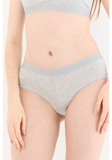 Naphor Touch Gri Boyshort Külot Ten