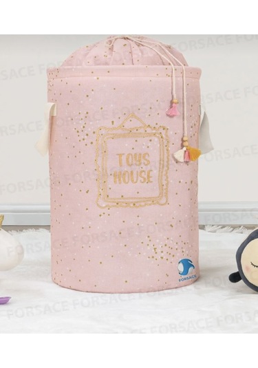 Bebek Yuvarlak Torbalı Oyuncak ve Kirli Sepeti