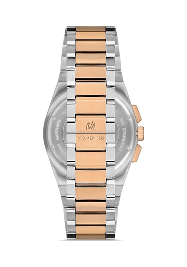 Momentus Men's Time Master Tm345t-02sr Gümüş - Rose Gold